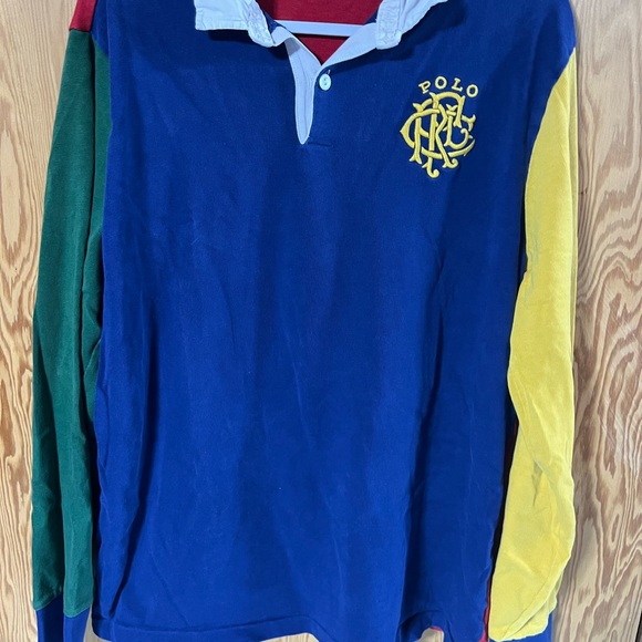 Ralph Lauren Men’s Multicolor Long Sleeve XL Rugby Polo - Picture 5 of 9